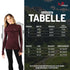 Größentabelle Seamless Hoodie aus Merino für Damen